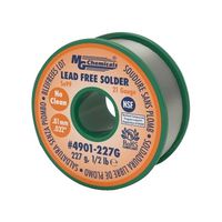 MG CHEMICALS 4901-227G Solder Wire, No Clean, Lead Free, 99.3, 0.7 Sn, Cu, 227 °C, 227 g, 4901 Series