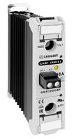 CROUZET GNR30DCZP Solid State Relay, 30 A, 500 VAC, DIN Rail, Screw, Zero Crossing