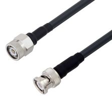 L-COM LCCA30266-FT1 RF / Coaxial Cable Assembly, 1 ft, 304.8 mm, LMR-240, TNC Plug, BNC Plug, 50 ohm