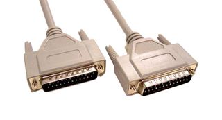 PRO SIGNAL PS11270 Computer Cable, D Sub 25 Position Plug, D Subminiature Plug, 25 Way, 6.6 ft, 2 m, Gray