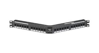 PANDUIT DPA245E88TGY Patch Panel, Punchdown, RJ45, 24 Ports, Cat5e, 1U, DP5e Series