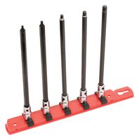 WIHA 77192 Socket Set, 1/4" Drive, 5 Piece
