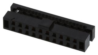 SAMTEC TCSD-10-01-N IDC Connector, IDC Receptacle, Female, 2 mm, 2 Row, 20 Contacts, Cable Mount