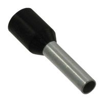 TE CONNECTIVITY - AMP 1-966067-2 Wire Ferrule, Single Wire, 16 AWG, 1.5 mm², 8 mm, Black