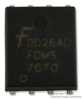 ONSEMI FDMS7670 Power MOSFET, N Channel, 30 V, 42 A, 0.0029 ohm, Power 56, Surface Mount