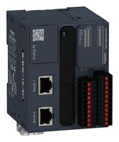 SCHNEIDER ELECTRIC TM221M16TG PLC, Modicon™ M221 Series, 8 Sink / Source Inputs, 8 Source Transistor Outputs, 24 Vdc