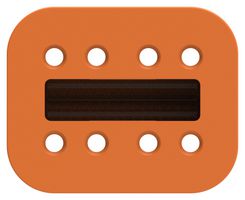 TE CONNECTIVITY - DEUTSCH W8S Connector Accessory, Orange, Wedge Lock, AMP DT Series DT06-8S Plug Automotive Connectors