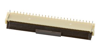 HIROSE / HRS FH12-50S-0.5SVA(54) FFC / FPC Board Connector, ZIF, Flip Lock, 0.5 mm, 50 Contacts, Receptacle, FH12 Series
