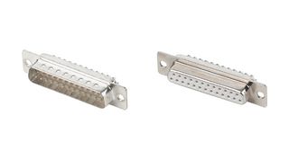 MULTICOMP PRO 5501-25SA-02-F1 D Sub Connector, DB25, Standard, Receptacle, 5501 Series, 25 Contacts, DB, Solder Cup