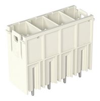 WAGO 832-3603 Terminal Block, Header, 10.16 mm, 3 Positions, 76 A, 1 kV, Through Hole Vertical