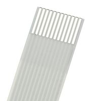 MOLEX 98266-0119 FFC / FPC Cable, 12 Conductor, 0.5 mm, Same Sided Contacts, 2 ft, 51 mm, White
