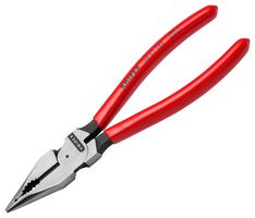 KNIPEX 08 21 185 Pliers, Needle Nose, 7.28" Overall Length