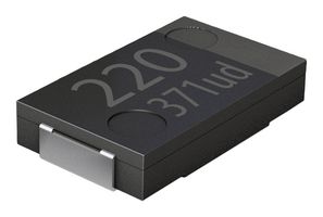 PANASONIC EEFCX0J221R Polymer Aluminium Electrolytic Capacitor, 220 µF, 6.3 V, 2917 [7343 Metric], 0.015 ohm