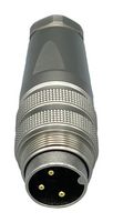 NORCOMP 878-003-103RKT1 Circular Connector, M-Series Circular Connector, M16 878 Series, Cable Mount Plug, 3 Contacts