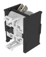 EAO 704.905.2/D-1 Contact Block, Selector Switches, SPST-NC, Snap-Action, Silver, 6A, 500V, Double Plug In