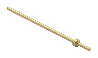 MILL-MAX 3128-4-00-15-00-00-08-0 IC & Component Socket, 1 Contacts, PCB Pin, 3128 Series, Brass Alloy