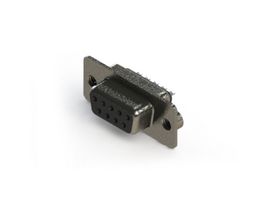EDAC 628-009-222-042 D Sub Connector, High Profile, Standard, Receptacle, 628 Series, 9 Contacts, DE, Solder Cup