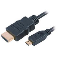 PRO SIGNAL 24-13176 Audio / Video Cable Assembly, HDMI Plug, 3 ft, 914 mm, Black