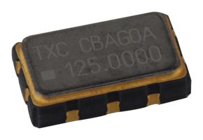 TXC CB-125.000MBE-T Oscillator, 125 MHz, 50 ppm, SMD, 5mm x 3.2mm, LVPECL, 3.3 V, CB Series
