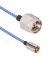 AMPHENOL SV MICROWAVE 7032-9895 RF / Coaxial Cable Assembly, Threaded, 12 ", 304.8 mm, 0.047" Flexible, SMPM RP Jack, SMA RP Plug