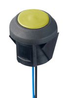 APEM IV30BWXX05XXXXXA Industrial Pushbutton Switch, IV Series, 16 mm, SPST-NO-DM, Momentary, Round Flat, Yellow