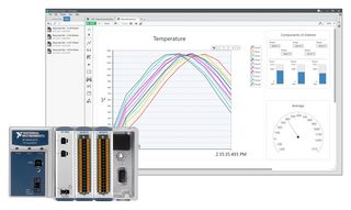 NI / EMERSON 866576-03C Vehicle Temperature Bundle, 4 Slot C-Series, USB Chassis, XNET, 16 Channel