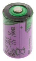 TADIRAN BATTERIES TL-2150/S-BP Battery, 3.6 V, 1/2AA, Lithium, 1 Ah, Raised Positive and Flat Negative, 1