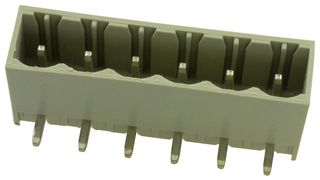 WIELAND ELECTRIC 25.352.3653.0 Terminal Block, Header, 5.08 mm, 6 Positions, 15 A, 300 V, Through Hole Right Angle