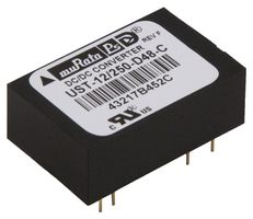 MURATA POWER SOLUTIONS UST-12/250-D48-C Isolated Through Hole DC/DC Converter, ITE, DIP, 4:1, 3 W, 1 Output, 12 V