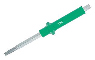 WIHA 28903 Screwdriver Blade, Interchangeable, T15 Torx, 5.12" Length, Steel, TorqueFix T-Handle
