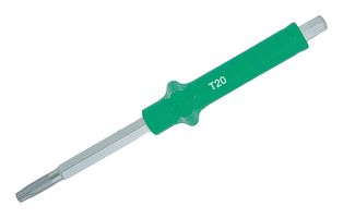 WIHA 28904 Screwdriver Blade, Interchangeable, T20 Torx, 5.12" Length, Steel, TorqueFix T-Handle
