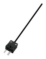 OMEGA ICSS-18G-24-PFA Thermocouple, J, 0 °C, 520 °C, Stainless Steel