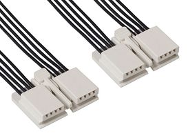 MOLEX 216330-1082 Cable Assembly, EdgeLock Receptacle to EdgeLock Receptacle, 8 Positions, 2 mm, 1 Row, 150 mm