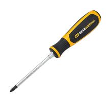 GEARWRENCH 80007H Screwdriver, Phillips, #2, 8.7" OAL, 4" L Blade, Alloy Steel