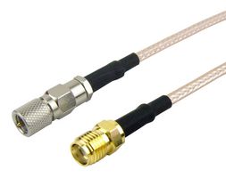FAIRVIEW MICROWAVE FMC1013315-24 RF / Coaxial Cable Assembly, 24 ", 610 mm, RG316, 10-32 Plug, SMA Jack, 50 ohm
