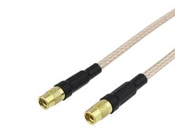 FAIRVIEW MICROWAVE FMC2424315LF-48 RF / Coaxial Cable Assembly, 4 ft, 1.21 m, RG316, MMCX Jack, MMCX Jack, 50 ohm