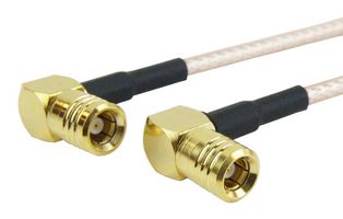 FAIRVIEW MICROWAVE FMC2626315-120 RF / Coaxial Cable Assembly, 10 ft, 3.05 m, RG316, SMB Right Angle Plug, SMB Right Angle Plug