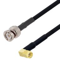 FAIRVIEW MICROWAVE FMCA2676-24 RF / Coaxial Cable Assembly, 24 ", 610 mm, RG223, SMA Right Angle Plug, BNC Plug, 50 ohm