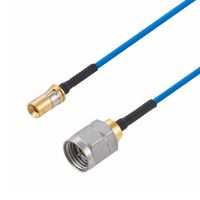 FAIRVIEW MICROWAVE FMCA9722-6 RF / Coaxial Cable Assembly, VITA 67, 6 ", 152.4 mm, FM-P047HF, Mini SMP Plug, 2.4mm Plug, 50 ohm
