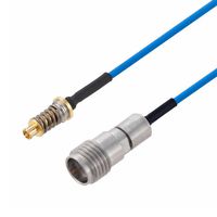 FAIRVIEW MICROWAVE FMCA9731-12 RF / Coaxial Cable Assembly, VITA 67, 12 ", 305 mm, FM-P047HF, Mini SMP Jack, 2.92mm Jack, 50 ohm