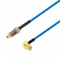 FAIRVIEW MICROWAVE FMCA9735-12 RF / Coaxial Cable Assembly, VITA 67, 12 ", 305 mm, FM-P047HF, Mini SMP Jack, SMP Right Angle Jack