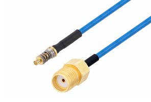 FAIRVIEW MICROWAVE FMCA9737-24 RF / Coaxial Cable Assembly, VITA 67, 24 ", 610 mm, FM-F086HF, Mini SMP Jack, SMA Jack, 50 ohm