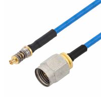 FAIRVIEW MICROWAVE FMCA9740-24 RF / Coaxial Cable Assembly, VITA 67, 24 ", 610 mm, FM-F086HF, Mini SMP Jack, 2.4mm Plug, 50 ohm