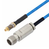 FAIRVIEW MICROWAVE FMCA9741-12 RF / Coaxial Cable Assembly, VITA 67, 12 ", 305 mm, FM-F086HF, Mini SMP Jack, 2.4mm Jack, 50 ohm