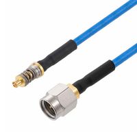 FAIRVIEW MICROWAVE FMCA9742-24 RF / Coaxial Cable Assembly, VITA 67, 24 ", 610 mm, FM-F086HF, Mini SMP Jack, 2.92mm Plug, 50 ohm