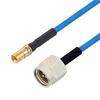 FAIRVIEW MICROWAVE FMCA9744-24 RF / Coaxial Cable Assembly, VITA 67, 24 ", 610 mm, FM-F086HF, Mini SMP Plug, SMA Plug, 50 ohm
