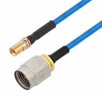 FAIRVIEW MICROWAVE FMCA9748-12 RF / Coaxial Cable Assembly, VITA 67, 12 ", 305 mm, FM-F086HF, Mini SMP Plug, 2.4mm Plug, 50 ohm