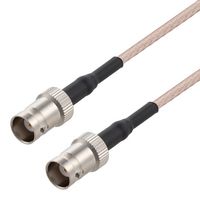 FAIRVIEW MICROWAVE FMC00565-36 RF / Coaxial Cable Assembly, 36 ", 914.4 mm, RG316, BNC Jack, BNC Jack, 50 ohm