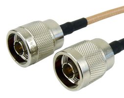 FAIRVIEW MICROWAVE FMC0101142LF-48 RF / Coaxial Cable Assembly, 4 ft, 1.21 m, RG142, N Type Plug, N Type Plug, 50 ohm