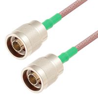 FAIRVIEW MICROWAVE FMC0101143LF-60 RF / Coaxial Cable Assembly, 5 ft, 1.52 m, RG142, N Type Plug, N Type Plug, 50 ohm